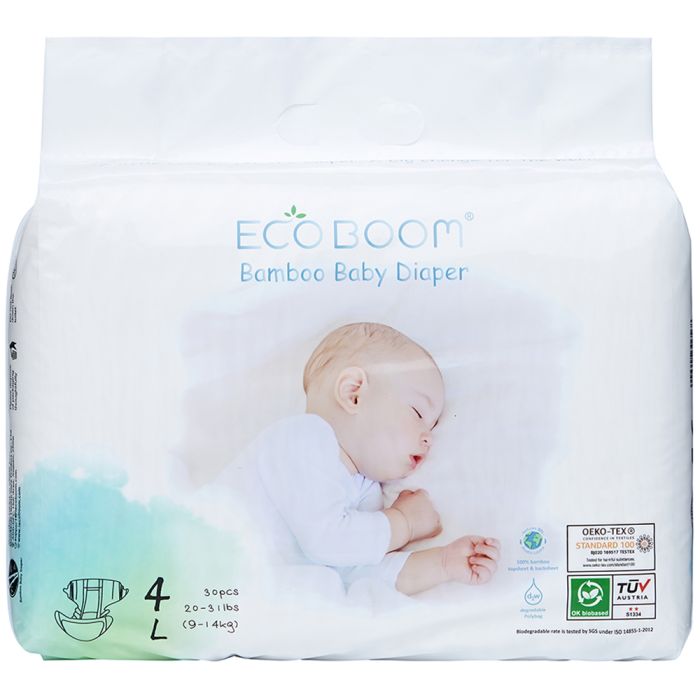 Eco Boom - Large Bamboo Diapers 30