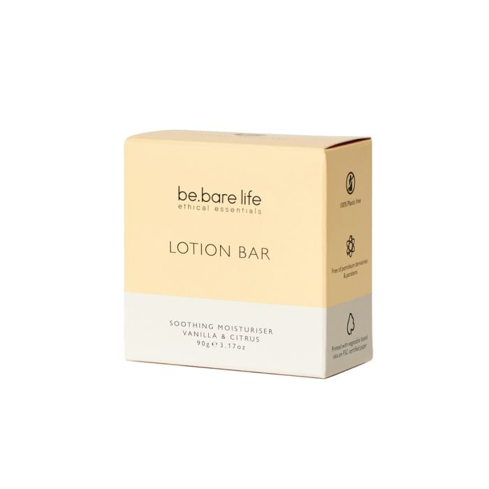 #Be Bare - Lotion Bar Vanilla & Citrus 90g