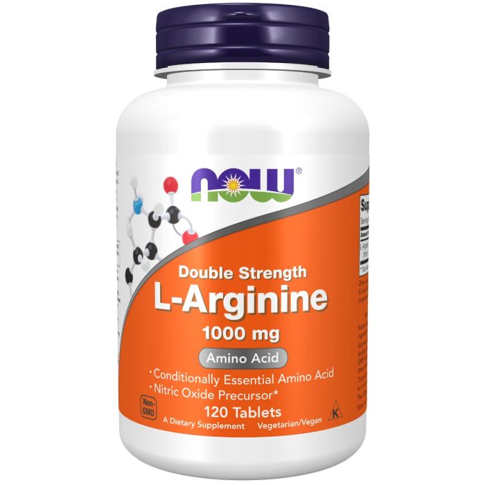 NOW - L-Arginine Double Strength 1000mg 120s