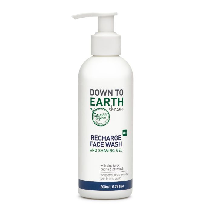 Down to Earth - Recharge Face Wash & Shave 200ml