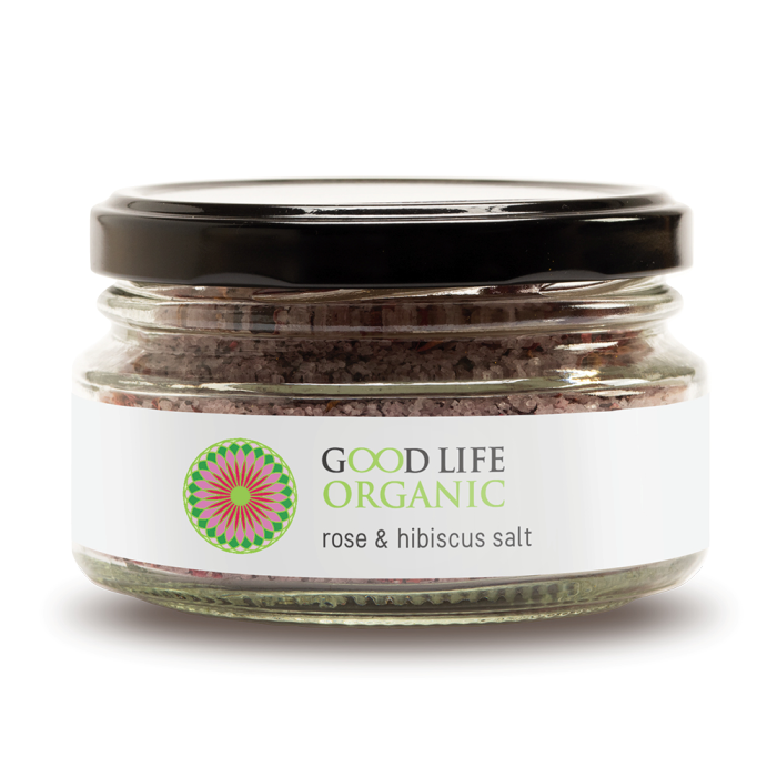 #Good Life Organic - Rose & Hibiscus Salt Organic 170g