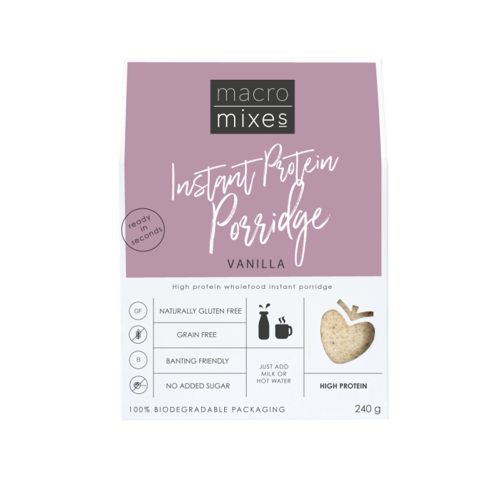 Macro Mixes - Porridge Instant Protein Vanilla 240g