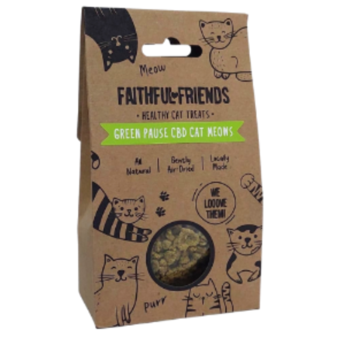 #Faithful Friends - Green Pause CBD Cat Meows 100g