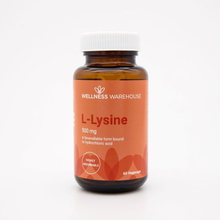 Wellness - L-Lysine 500mg 60s