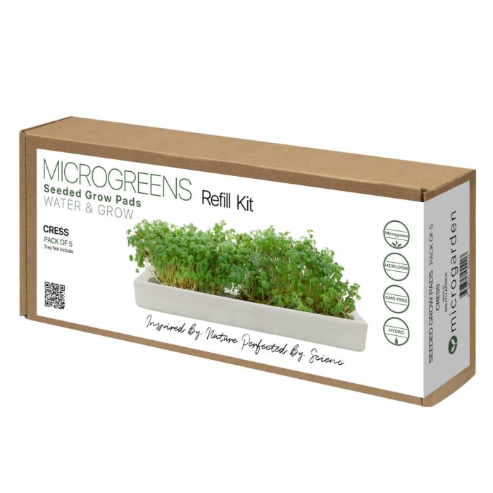 Microgarden - Microgreens Seeded Grow Pads Refill Cress 5pk