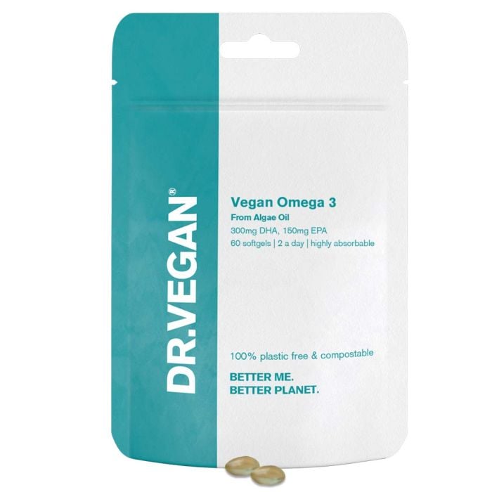Dr Vegan - Vegan Omega 3 300mg DHA 150 EPA 60s