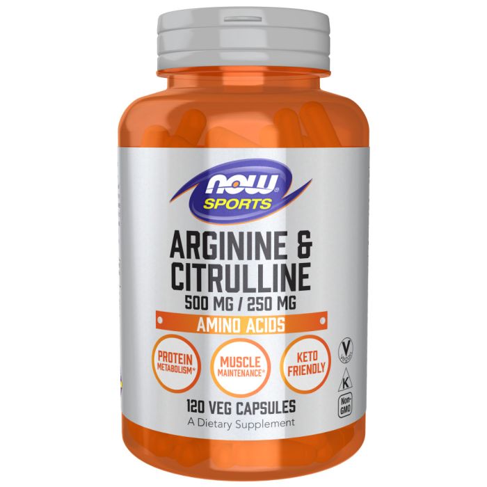 NOW - Arginine & Citruline 500mg/250mg 120s
