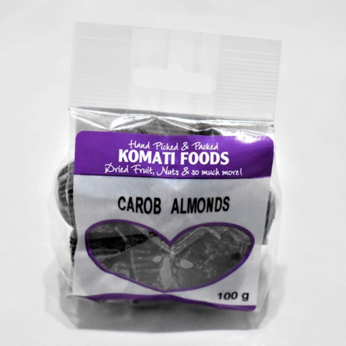 Komati - Almonds Carob Coated 100g