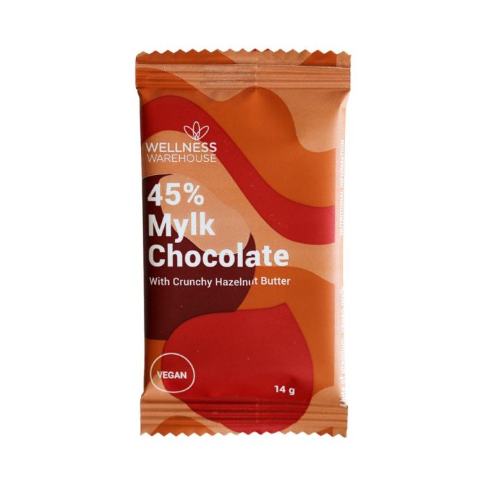 Wellness - Chocolate Mylk Bite with Hazelnuts Vegan 14g