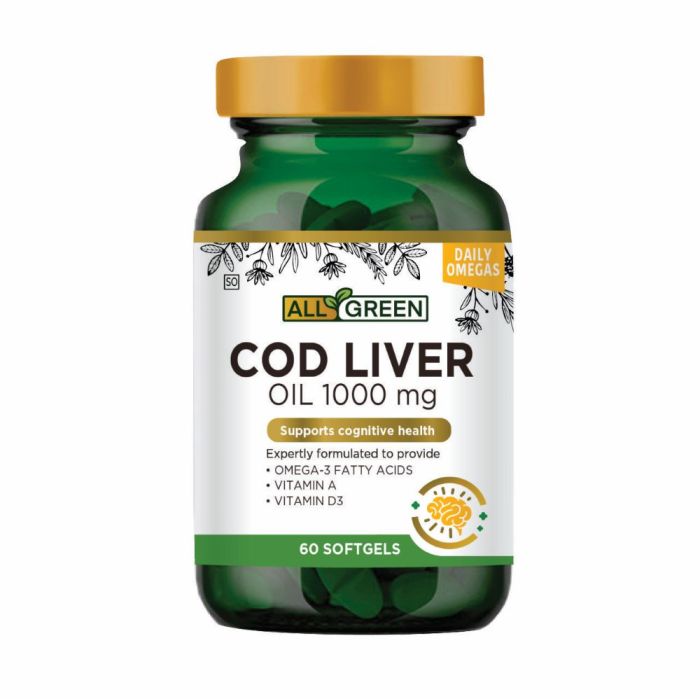 All Green - Cod Liver Oil Liquid 237ml