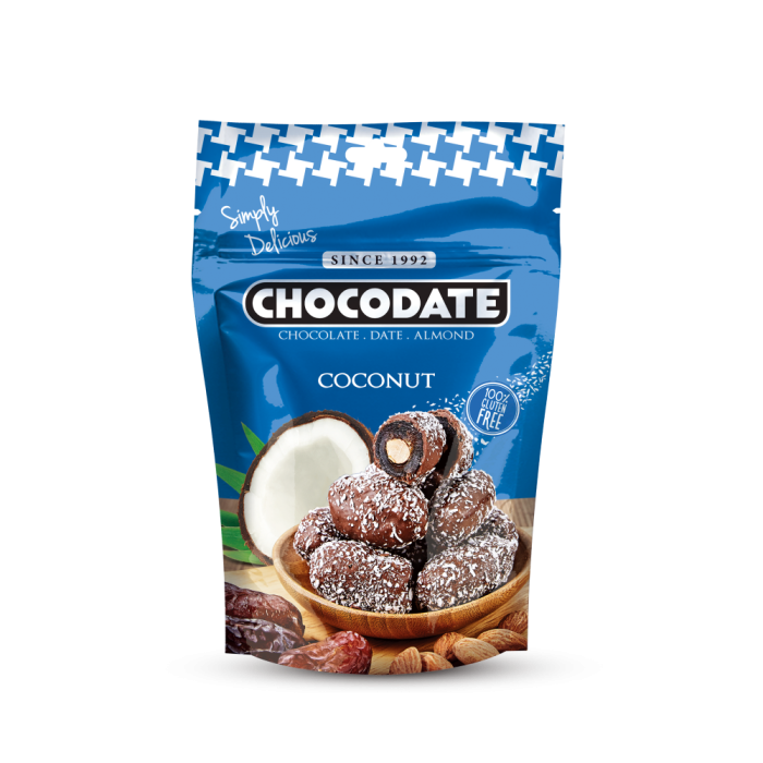 Chocodate - Date Chocolate & Coconut Covered 70g