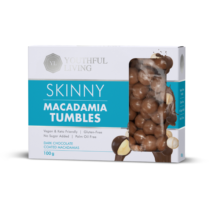 Youthful Living - Skinny Tumbles Macadamia 100g