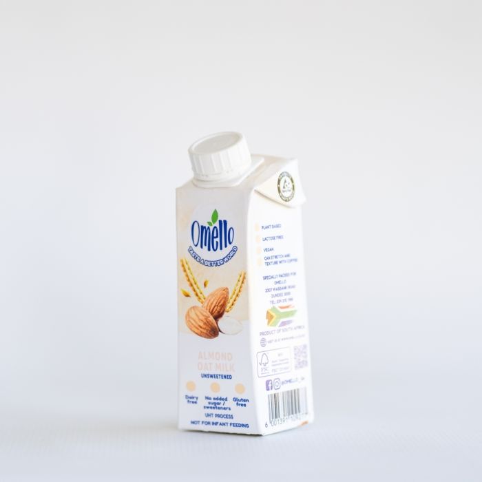 Omello - Almond Oat Milk Unsweetened 250ml