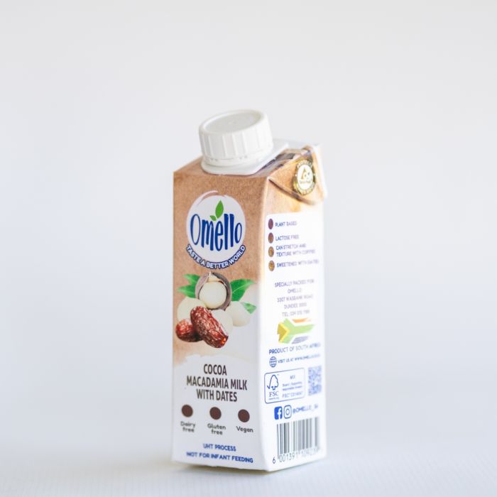 Omello - Cocoa Macadamia Milk with Dates 250ml