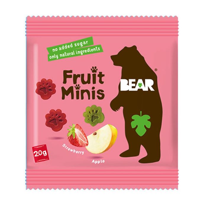 Bear Fruit Minis Strawberry & Apple 20g