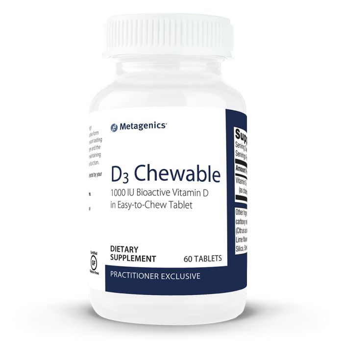 Metagenics D3 1000 Chewable Tablets 60's