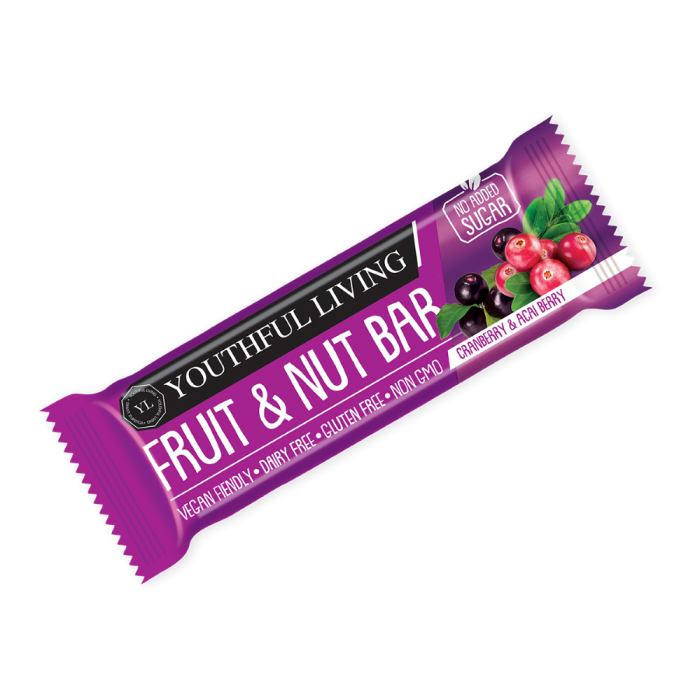 Youthful Living Bar Fruit & Nut Cranberry & Acai berry 35g