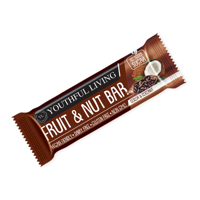 Youthful Living Bar Fruit & Nut Cocoa Coconut 35g