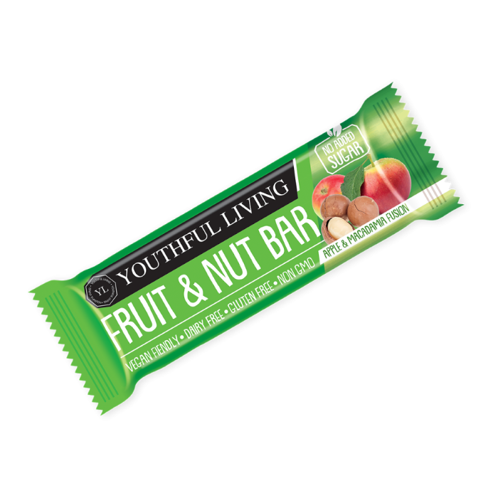 Youthful Living Bar Fruit & Nut Apple Macadamia 35g