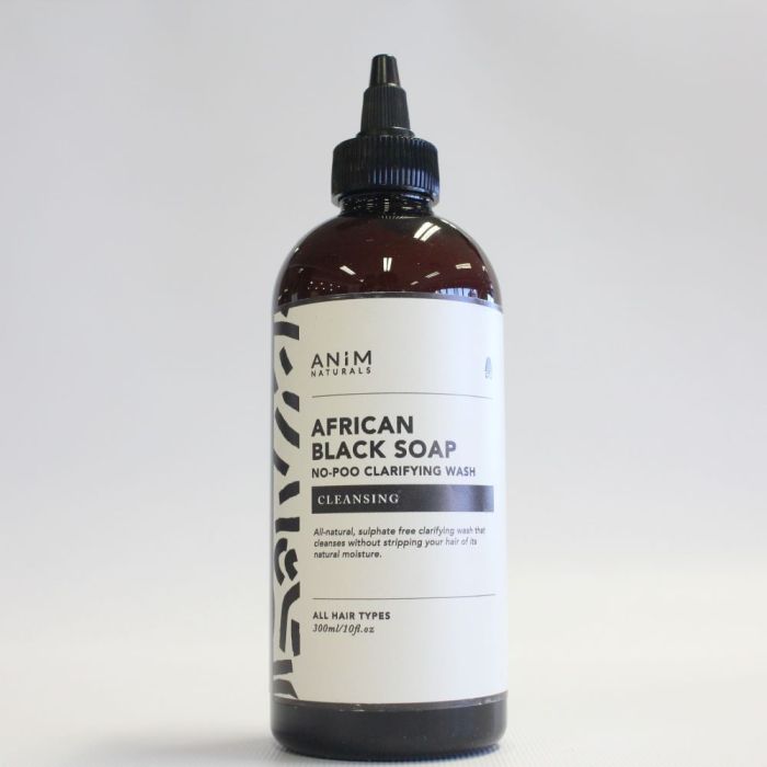 Anim Naturals African Black Soap Clarifying Wash 300ml