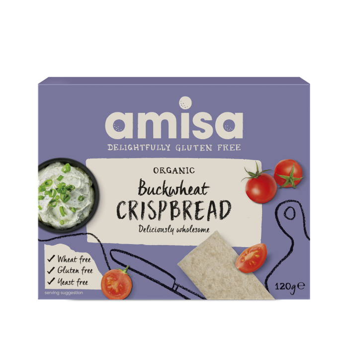 Amisa Organic Buckwheat Crispbread 120g