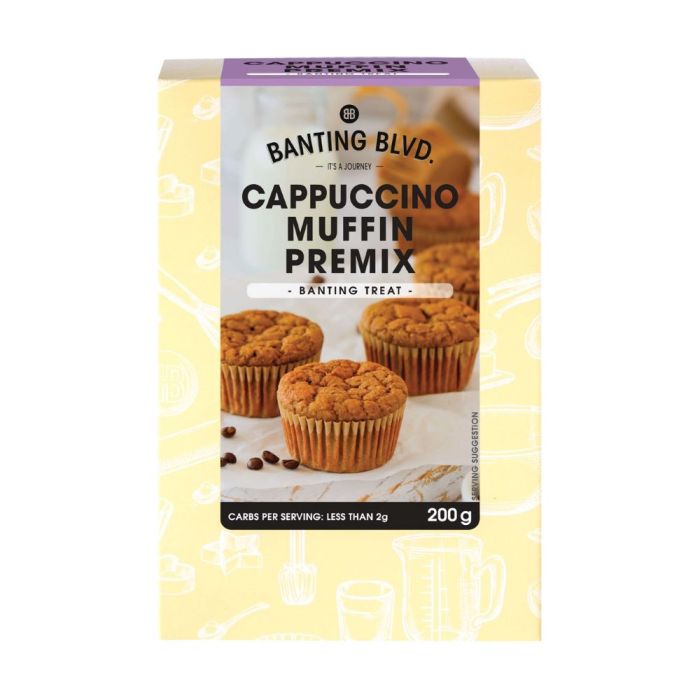 Banting Blvd Cappuccino Muffin Premix 200g