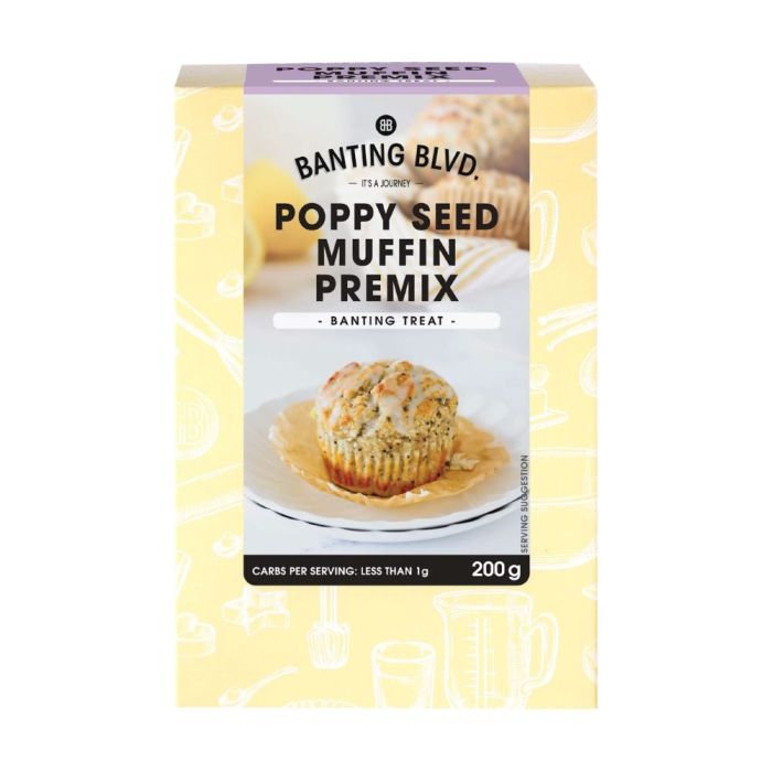 Banting Blvd Poppy Seed Muffin Premix 200g