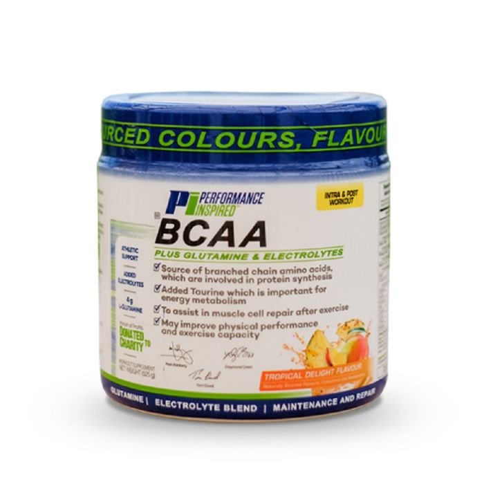 Performance Inspired Nutrition BCAA Naturally Sourced Tropical 525g