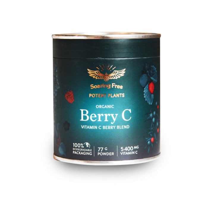Soaring Free Potent Plants Organic Berry C Blend 77g