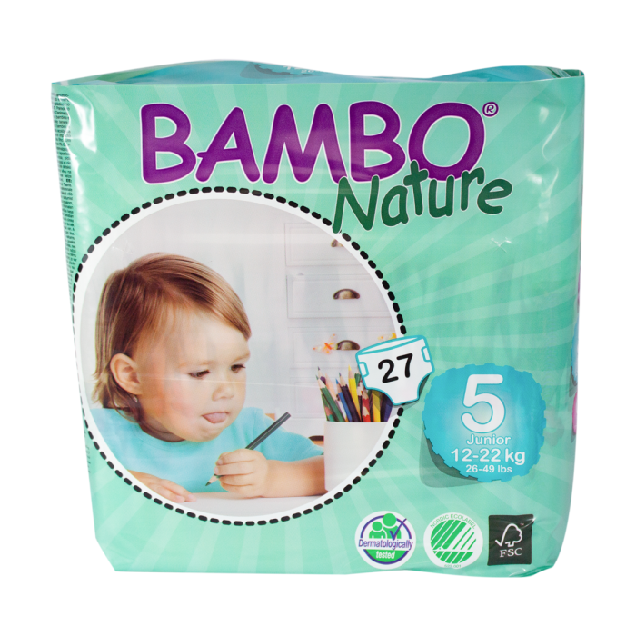 Bambo Nature Size 5 (junior) 12-22 kg 22s 