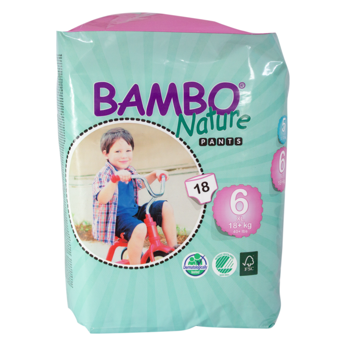 Bambo Nature Training Pants  XXL Size 6  18's