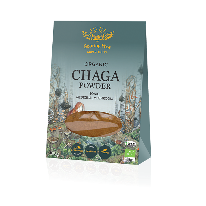 Soaring Free Wildcrafted Chaga Powder 100g