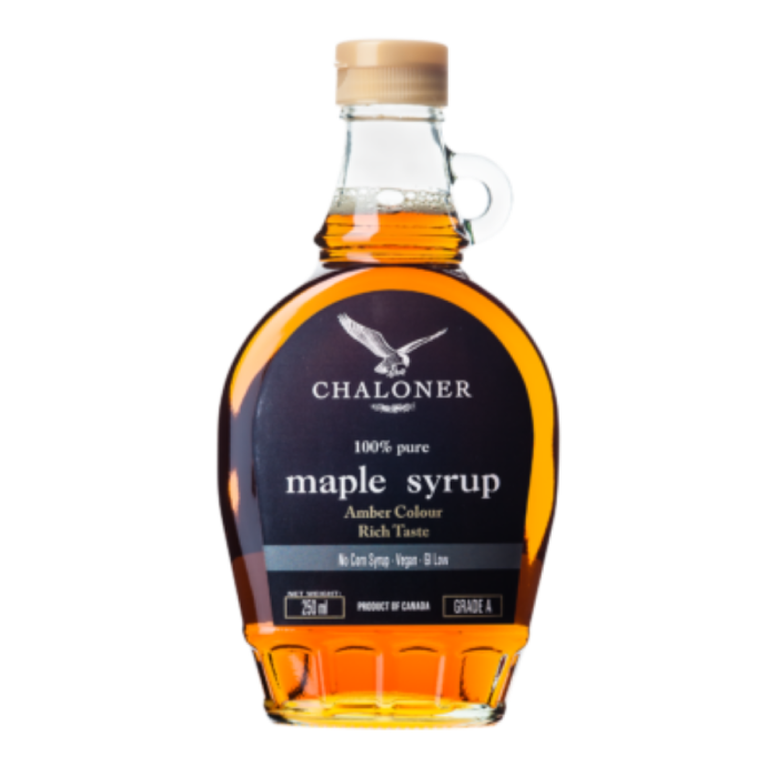 Chaloner Maple Syrup A Grade Amber Colour 250ml