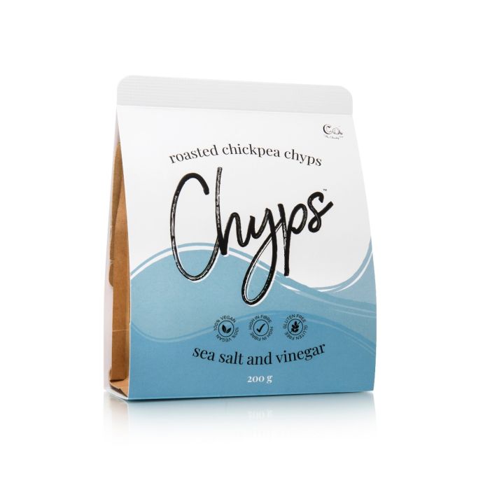 Cheaky Co Chickpea Roasted Chyps Sea Salt & Vinegar 200g