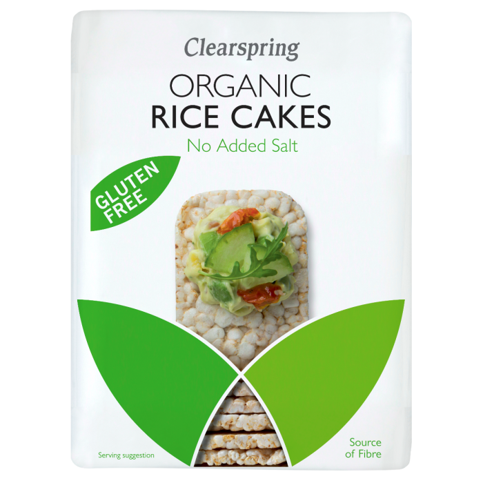 Clearspring Rice Cake No Added Salt Organic Gluten Free 130g