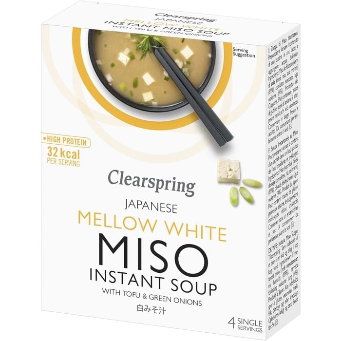 Clearspring Instant Miso Mellow White Tofu 4x10g