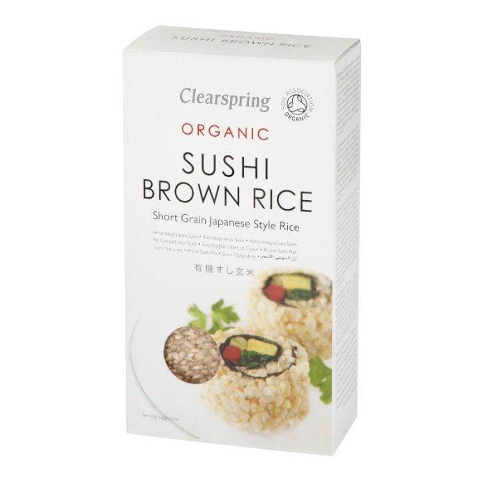 Clearspring Rice Sushi Brown Og 500g