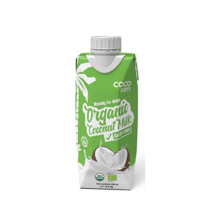 Cocoxim Organic Coconut Milk Org Unsweetened 330ml