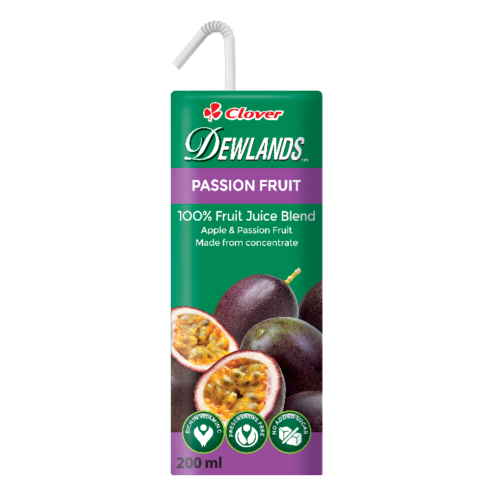 Dewlands Passion Fruit Juice 200ml