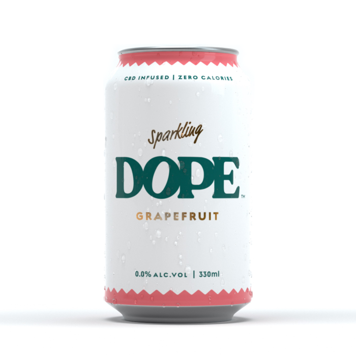 Dope Drinks Sparkling CBD Grapefruit Drink 330ml