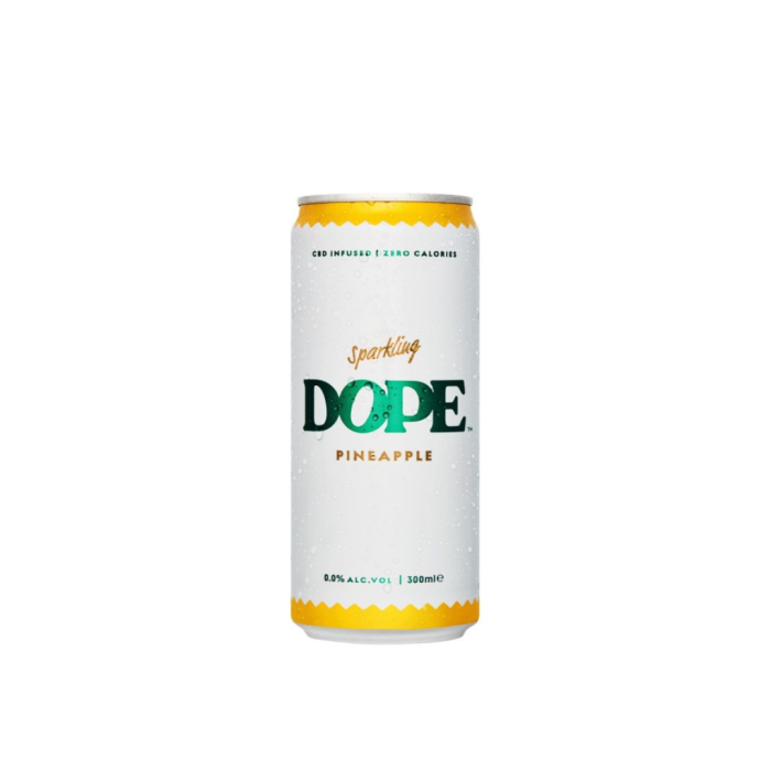 Dope Drinks Sparkling Pineapple CBD Drink 300ml