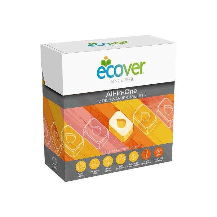 Ecover Dishwasher Tablets All In One Lemon 440g