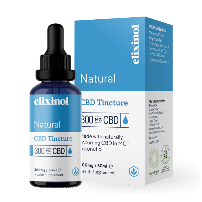 Elixinol CBD Hemp Oil 300mg Natural 30ml