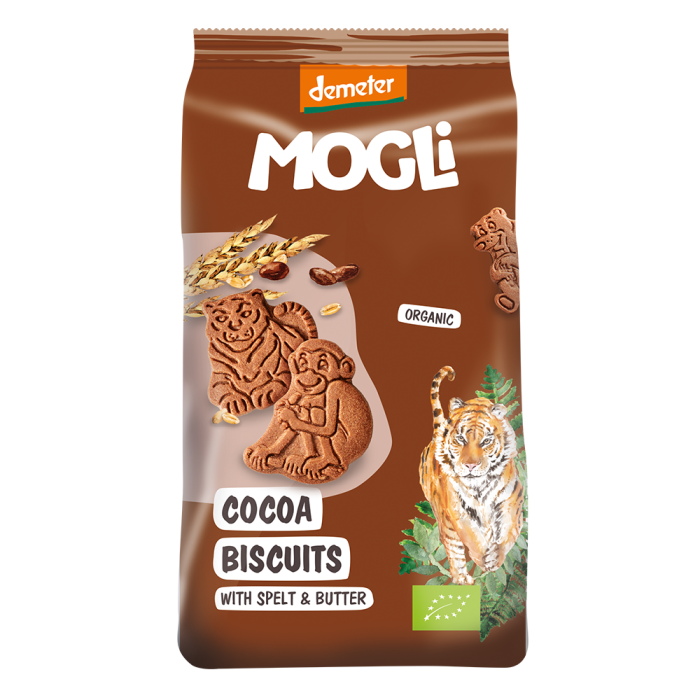 Mogli Organic Cocoa Biscuits 125g