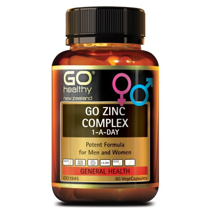 Go Healthy Go Zinc Complex 1-A-Day 60s