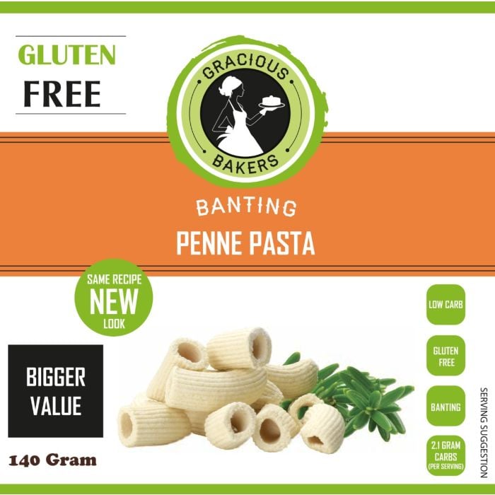 Gracious Bakers Banting Penne Pasta 100g