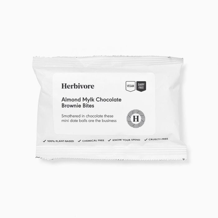 Herbivore Almond Mylk Chocolate Brownie Bites 40g