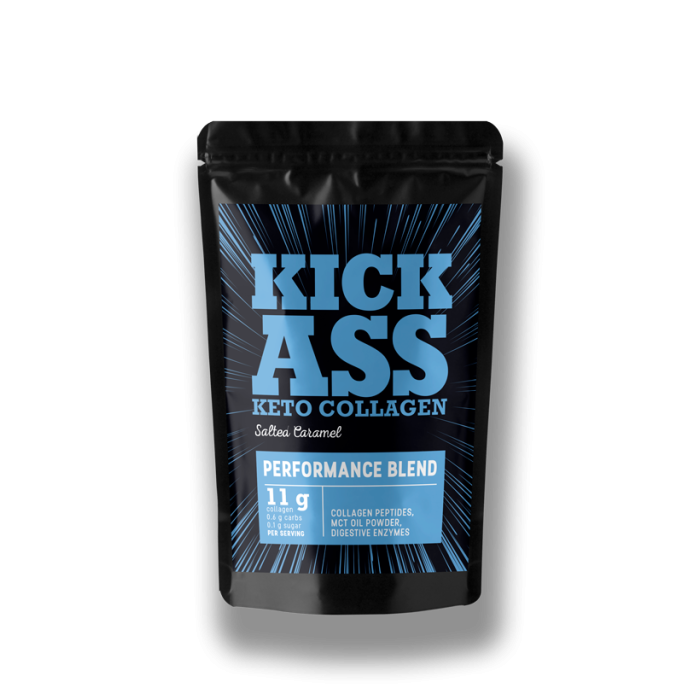 Kick Ass Keto Collagen Salted Caramel 36g