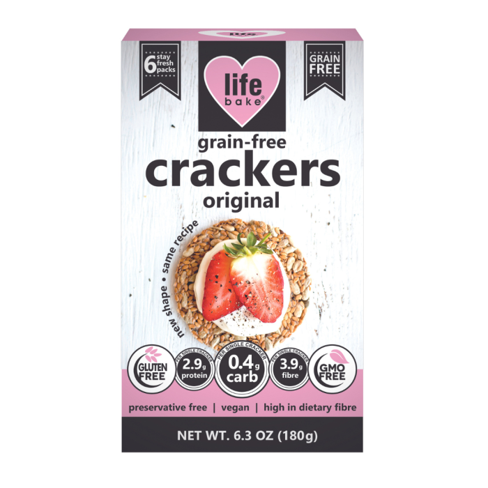 Life Bake Grain Free Crackers Original 180g
