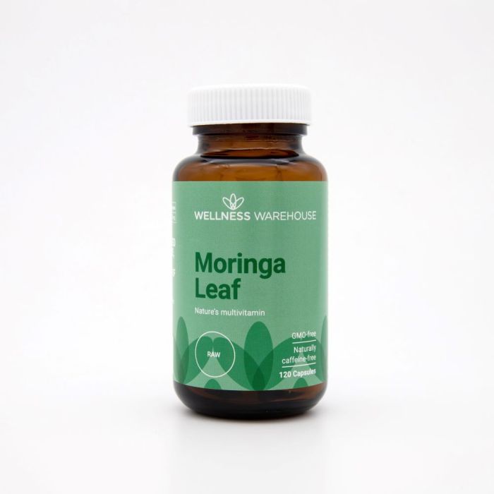 Wellness Organic Raw Moringa 120s
